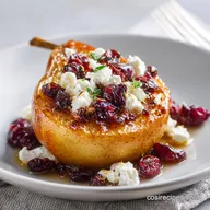 Baked Pear with Feta and Honey in 30 Minutes