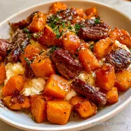 Beef Sweet Potato Bowl
