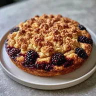 Blackberry Breakfast Cake in 55 Minutes