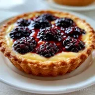 Creamy Blackberry Custard Pie