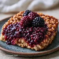 Blackberry Oatmeal Bake in 50 Minutes