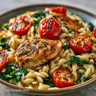 Boursin Chicken Orzo One-Pan Bake
