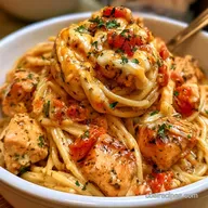 Chicken Spaghetti Pasta Recipe for 8