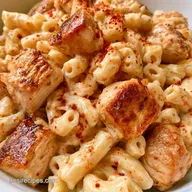 Creamy Garlicky Alfredo Ditalini