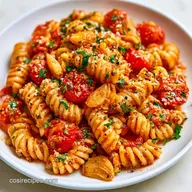 Fall Tomato Pasta with Garlic