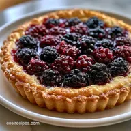 Blackberry Tart for 8 Servings