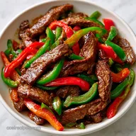 Chinese Pepper Steak Stir Fry: Tender and Glossy