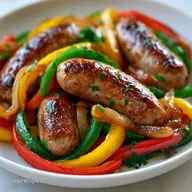Sausage and Peppers: Charred and Juicy