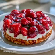 Strawberry Pretzel Salad for 16 Servings