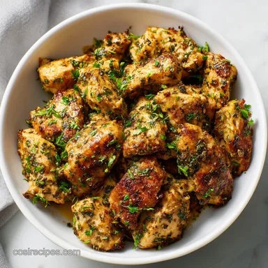 15 Minute Air Fryer Chicken with Garlic and Herbs in 15 Minutes