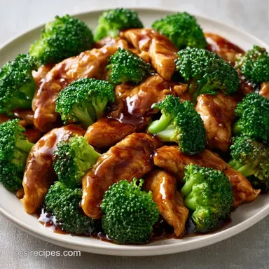 30 Minute Chicken Stir Fry for 4 Servings Recipe Card