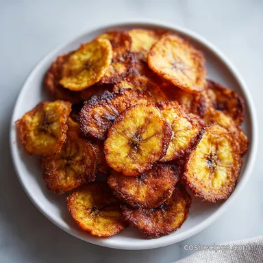 Air Fryer Banana Chips Recipe in 30 Mins Recipe Card