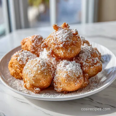 Air Fryer Funnel Cake Bites in 13 Minutes