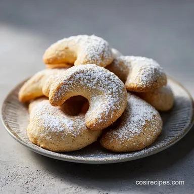 Almond Crescent Cookies in 30 Minutes