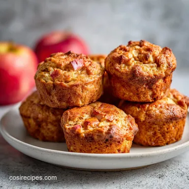 Apple Cinnamon Greek Yogurt Muffins in 35 Minutes Recipe Card