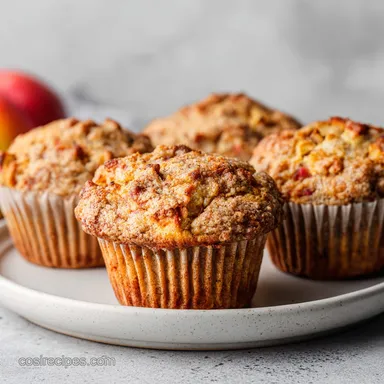 Apple Cinnamon Greek Yogurt Muffins in 35 Minutes