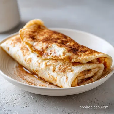 Apple Pie Tortilla Wrap with Brown Sugar Butter and Cinnamon in 20 Minutes Recipe Card
