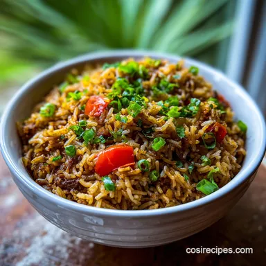 Cajun Dirty Rice Recipe with Sausage: 45 Min