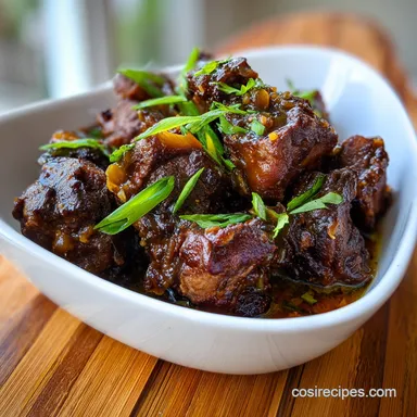 Authentic Jamaican Oxtail Recipe for 6 Servings