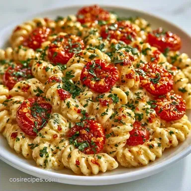 Baked Boursin and Tomato Pasta: 30 Min