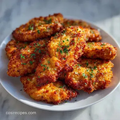 Baked Chicken Tenders: Crispy Panko Recipe Card