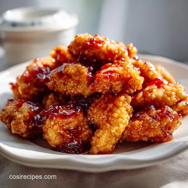 Baked Sweet and Sour Chicken for 4 Servings: Crispy Oven Method