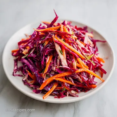 BBQ Side Dish with Coleslaw: Creamy