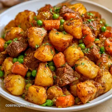 Beef Potato Skillet for 4 Servings