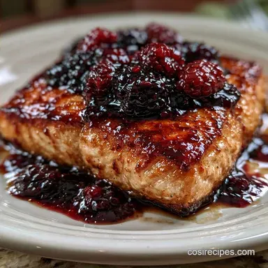 Blackberry Balsamic Salmon for 4 Servings
