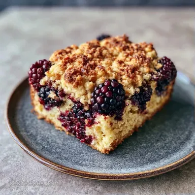 Blackberry Breakfast Cake in 55 Minutes Recipe Card