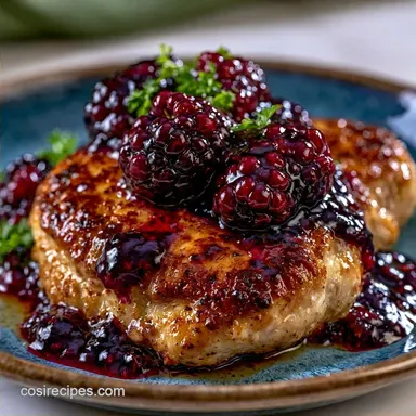 Blackberry Glazed Chicken Breast for 4