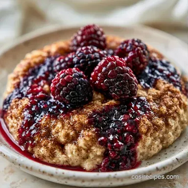 Blackberry Oatmeal Bake in 50 Minutes Recipe Card