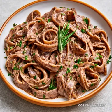Boursin Rosemary Black Garlic Pasta: 25 Min Recipe Card