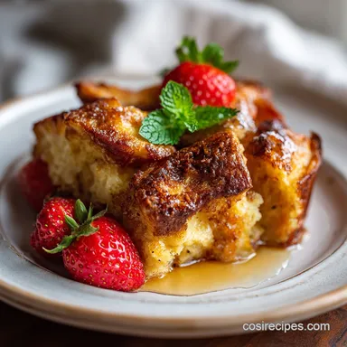 Brioche French Toast Casserole for 8 Servings