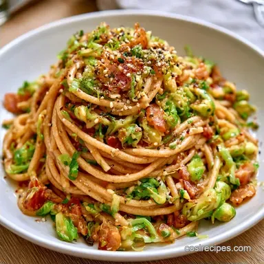 Brussels Sprouts Pasta in 25 Minutes