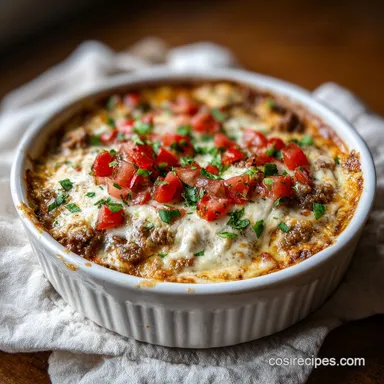 Cheesy Beef Rotel Dip: Creamy Appetizer in 30 Minutes Recipe Card