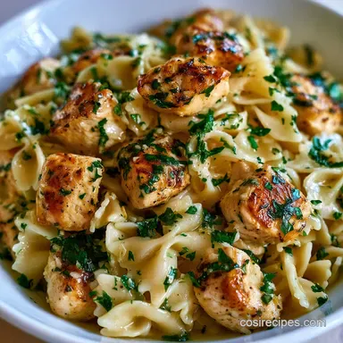 Chicken Pasta Skillet Recipe: One-Pot Recipe Card