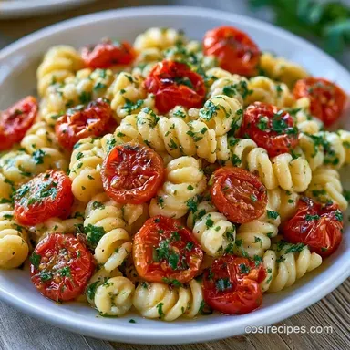 Boursin Pasta Bake with Cherry Tomatoes