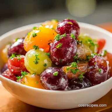 Grape Salad Recipe with Cream Cheese and Toasted Pecans