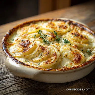 Scalloped Potatoes: Baked with Yukon Gold Recipe Card