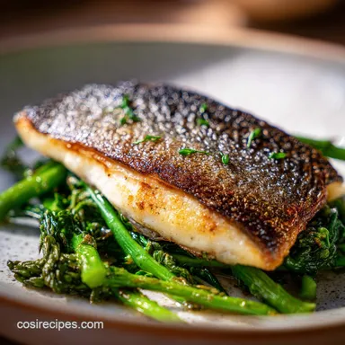 Pan Seared Branzino Recipe with Lemon Butter