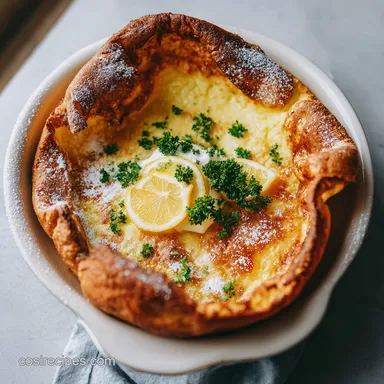 Easy Dutch Baby Pancake Recipe for 4 Servings