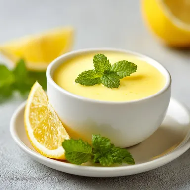 Lemon Posset Recipe for 4 Servings Recipe Card