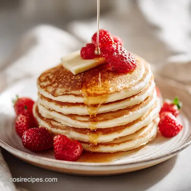 Fluffy Dairy Free Pancakes Recipe for 4 Servings