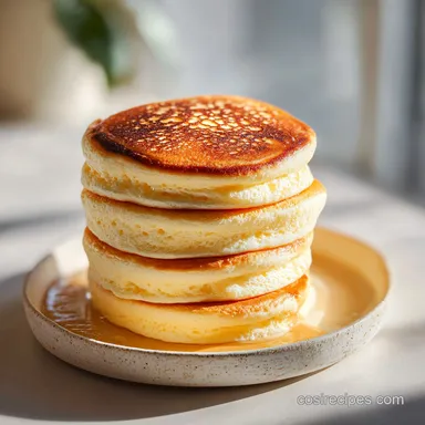 Fluffy Japanese Pancakes in 35 Minutes Recipe Card