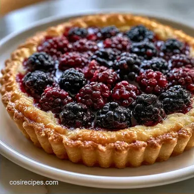 Blackberry Tart for 8 Servings