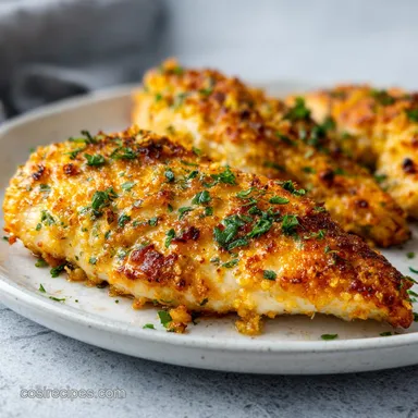 Garlic Parmesan Chicken Bake: Crispy