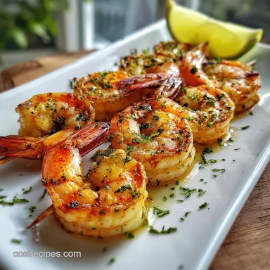 Grilled Shrimp Skewers with Pineapple in 26 Minutes