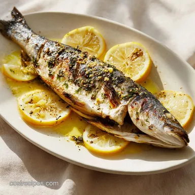 Grilled Whole Branzino in 22 Minutes Recipe Card