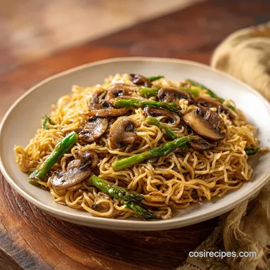 Homemade Hibachi Noodles Recipe for 4 Servings